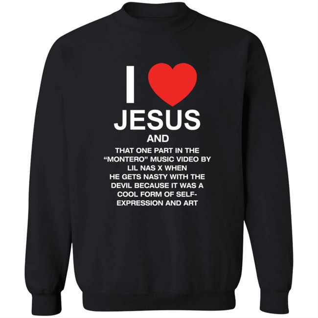 Pizzaslime Store Merch I Love Jesus And Montero By Lil Nas X Shirt Pizzaslime Store Merch I Love Jesus And Montero By Lil Nas X Shirt
