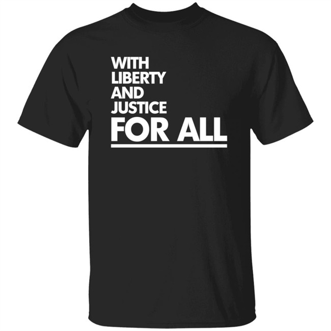 Nets And Timberwolves Daunte Wright With Liberty And Justice For All Shirt