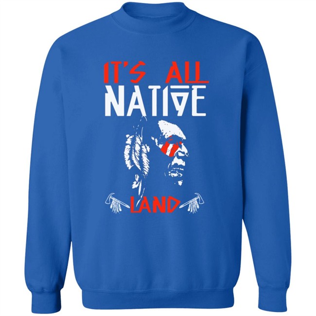 Limited Edition Its All Native Land Native American Tri-blend T Shirt Limited Edition Its All Native Land Native American Tri-blend T Shirt