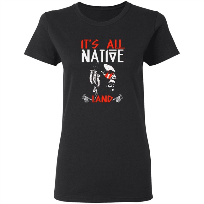 Limited Edition Its All Native Land Native American Tri-blend T Shirt Limited Edition Its All Native Land Native American Tri-blend T Shirt