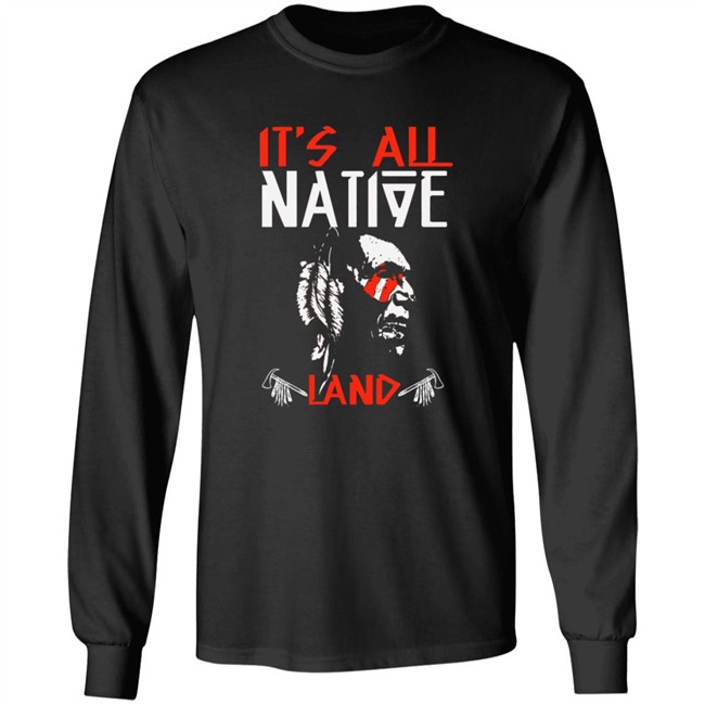 Limited Edition Its All Native Land Native American Tri-blend T Shirt Limited Edition Its All Native Land Native American Tri-blend T Shirt