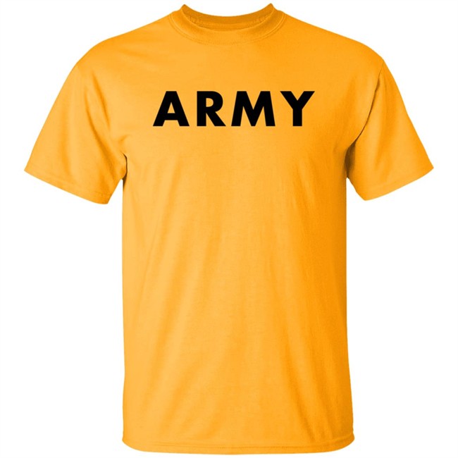 OTK Network Army Logo Core Zack Asmon Gold T Shirt OTK Network Army Logo Core Zack Asmon Gold T Shirt