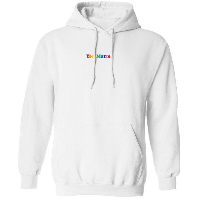 Youmatter You Matter Rainbow Hoodie Sweatshirt