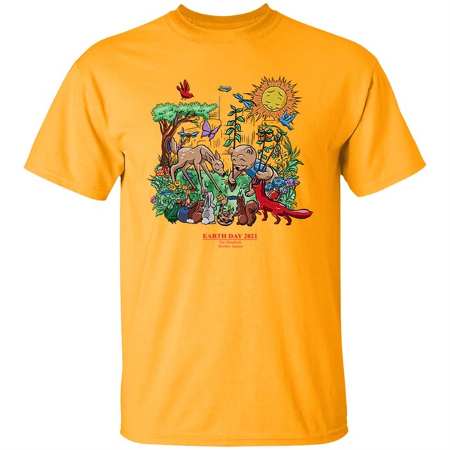 The Hundreds Earth Day Brother Nature T Shirt The Hundreds Earth Day Brother Nature T Shirt