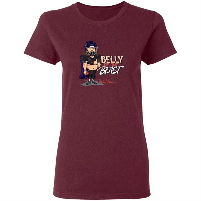 Special Edition Quinn Meinerz Merch Belly Of The Beast Shirt Special Edition Quinn Meinerz Merch Belly Of The Beast Shirt