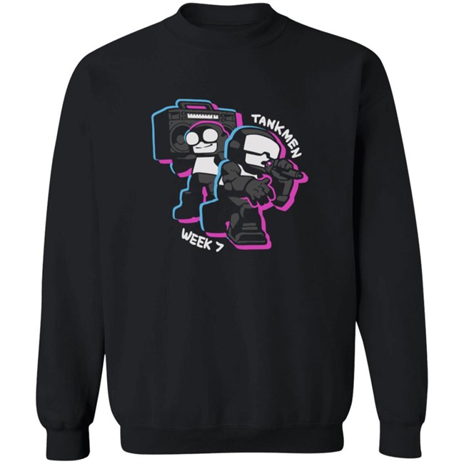 Limited Edition Sharkrobot Merch Friday Night Funkin Tankmen Shirt Limited Edition Sharkrobot Merch Friday Night Funkin Tankmen Shirt