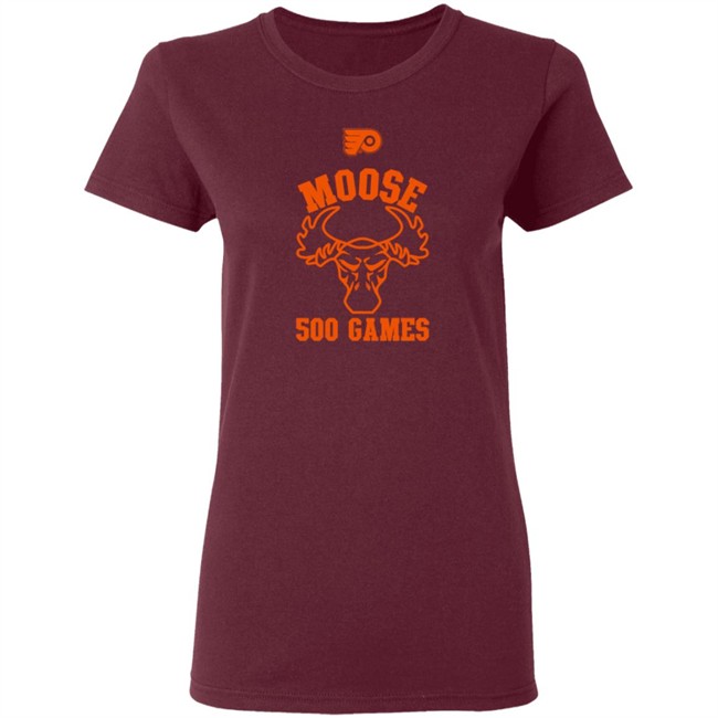 Bill Meltzer Kevin Hayes Moose 500 Games T Shirt Bill Meltzer Kevin Hayes Moose 500 Games T Shirt