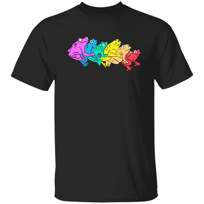 NeonGrizzly Rainbow Gay Frog NeonGrizzly Pfizer Shawn Kohne Shirt