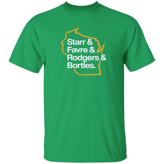 Pardon My Take Gb List Starr And Favre And Rodgers And Bortles Shirt