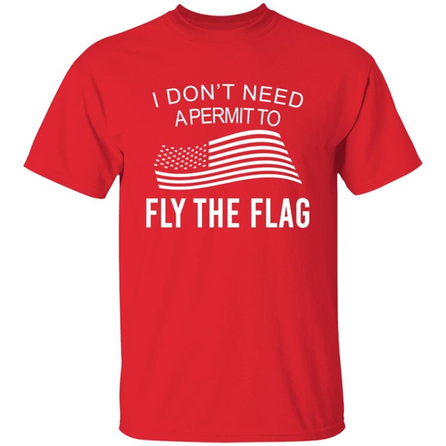 Camping World I Don't Need A Permit To Fly The Flag Shirt