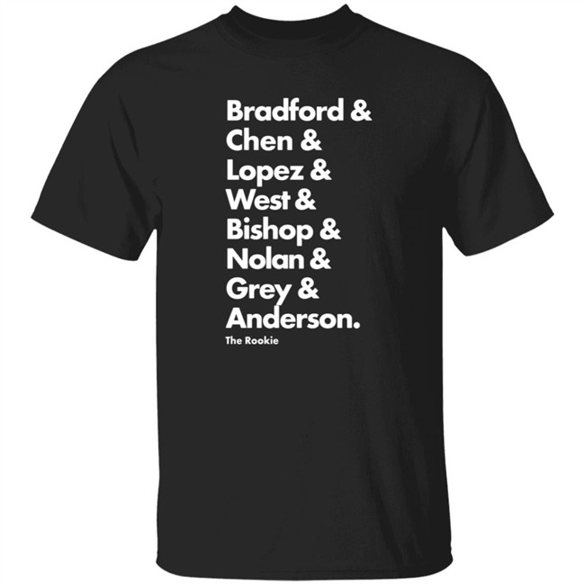 The Rookie Bradford Chen Lopez West Bishop Nolan Grey Anderson Shirt