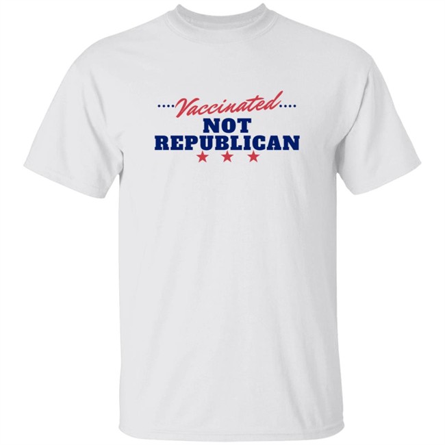 Jamie Carter I'm Vaccinated Not Republican T Shirt