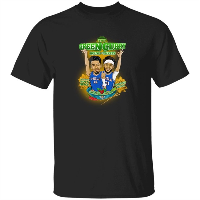 Philadelphia 76Ers Seth Curry The Green Curry House Of Threes Shirt