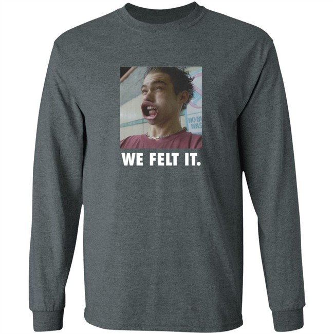 Joshua Bassett Store We Feel It Tee Shirt Joshua Bassett Store We Feel It Tee Shirt