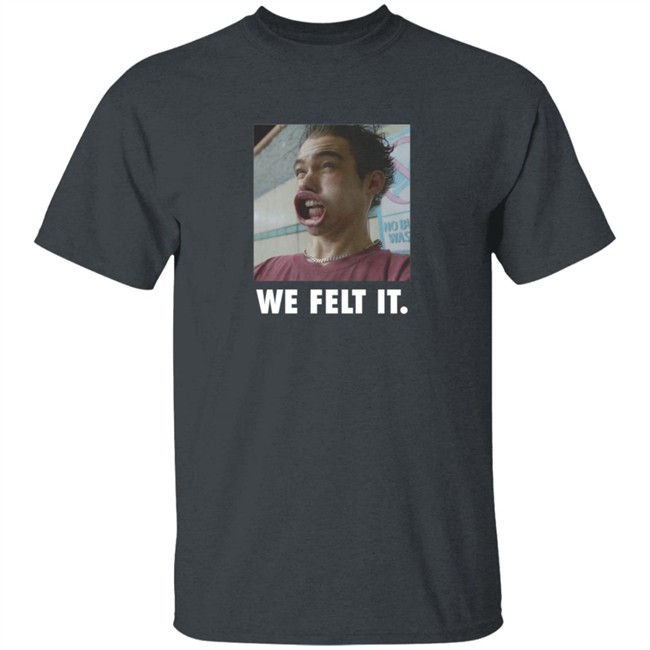 Joshua Bassett Store We Feel It Tee Shirt Joshua Bassett Store We Feel It Tee Shirt