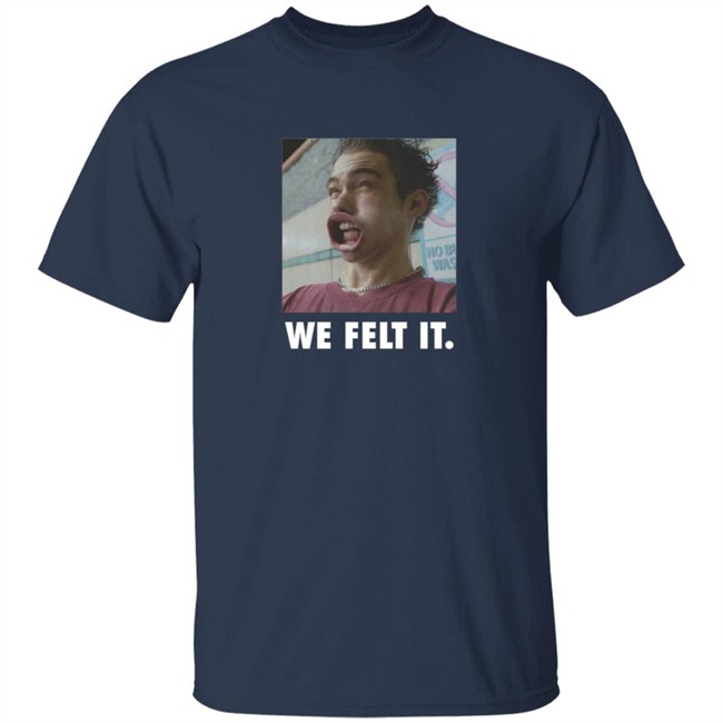 Joshua Bassett Store We Feel It Tee Shirt Joshua Bassett Store We Feel It Tee Shirt