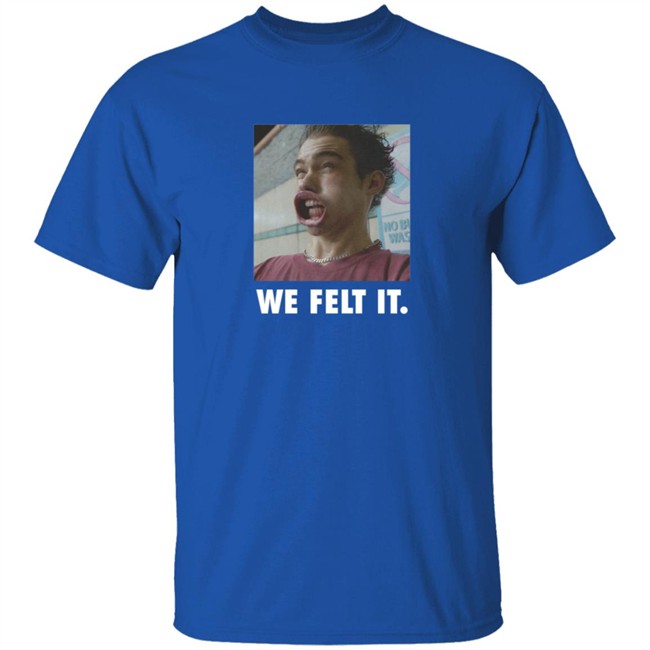 Joshua Bassett Store We Feel It Tee Shirt Joshua Bassett Store We Feel It Tee Shirt