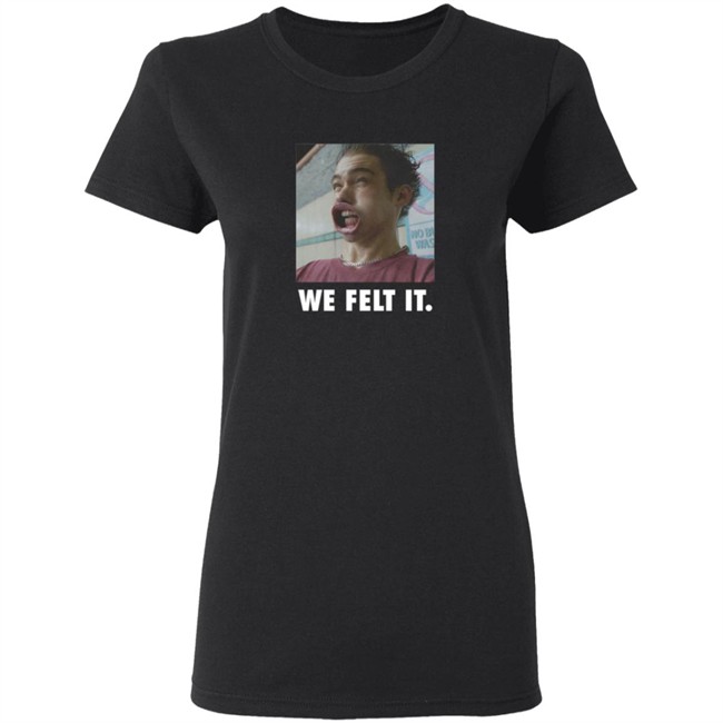Joshua Bassett Store We Feel It Tee Shirt Joshua Bassett Store We Feel It Tee Shirt