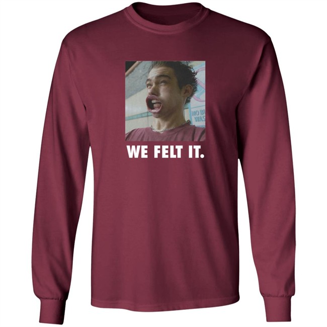 Joshua Bassett Store We Feel It Tee Shirt Joshua Bassett Store We Feel It Tee Shirt