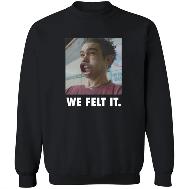 Joshua Bassett Store We Feel It Tee Shirt Joshua Bassett Store We Feel It Tee Shirt