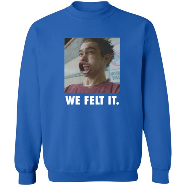 Joshua Bassett Store We Feel It Tee Shirt Joshua Bassett Store We Feel It Tee Shirt