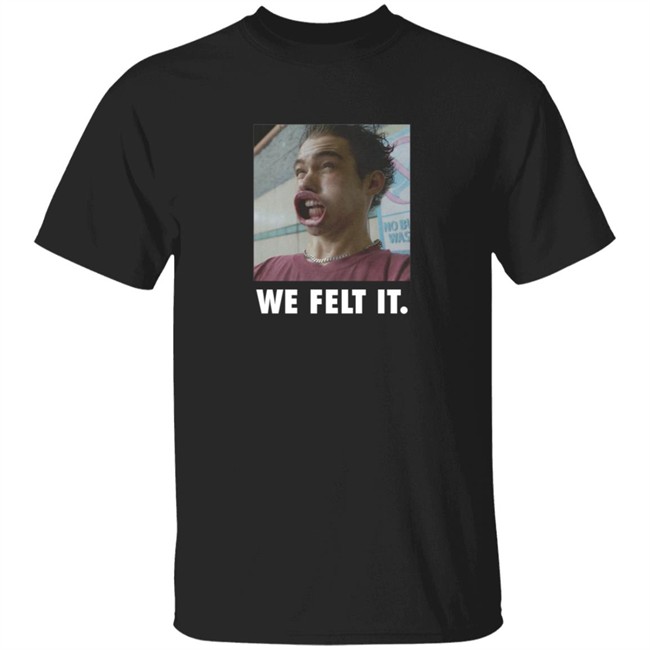 Joshua Bassett Store We Feel It Tee Shirt Joshua Bassett Store We Feel It Tee Shirt