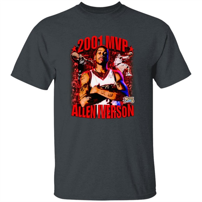 Ben AM Vintage 2001 Allen Iverson Mvp T Shirt Ben AM Vintage 2001 Allen Iverson Mvp T Shirt