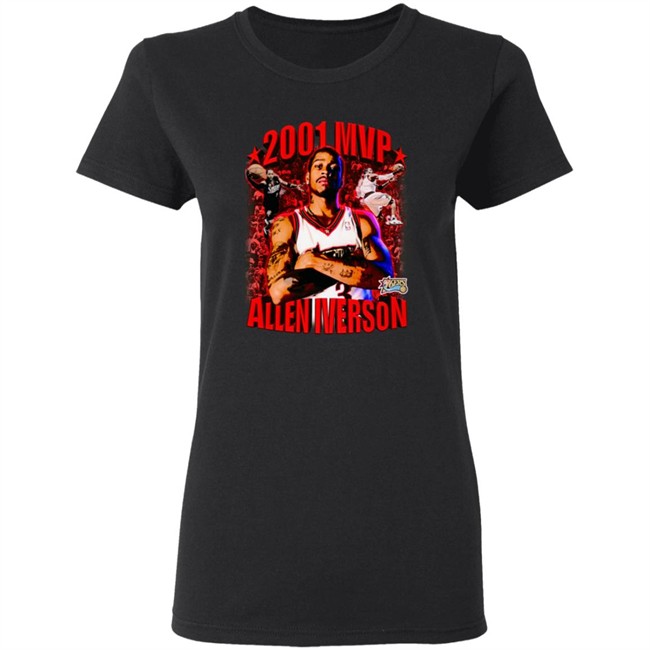 Ben AM Vintage 2001 Allen Iverson Mvp T Shirt Ben AM Vintage 2001 Allen Iverson Mvp T Shirt
