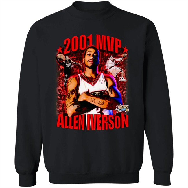 Ben AM Vintage 2001 Allen Iverson Mvp T Shirt Ben AM Vintage 2001 Allen Iverson Mvp T Shirt
