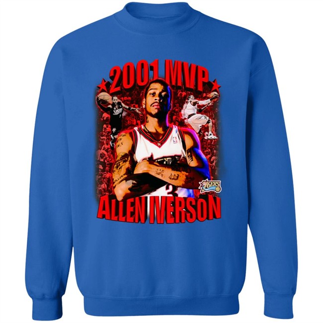 Ben AM Vintage 2001 Allen Iverson Mvp T Shirt Ben AM Vintage 2001 Allen Iverson Mvp T Shirt