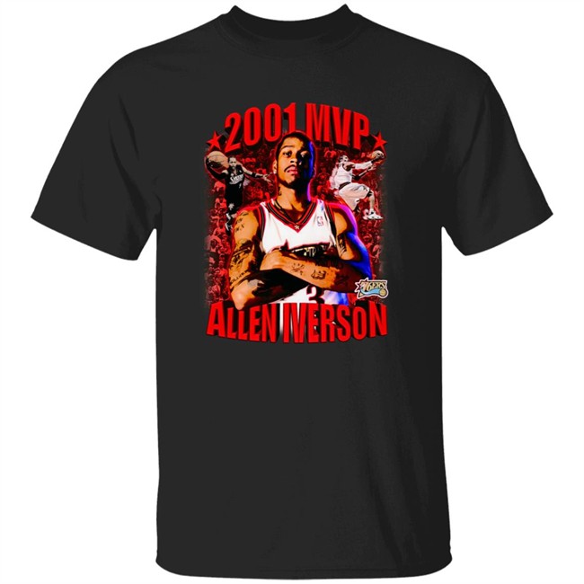 Ben AM Vintage 2001 Allen Iverson Mvp T Shirt