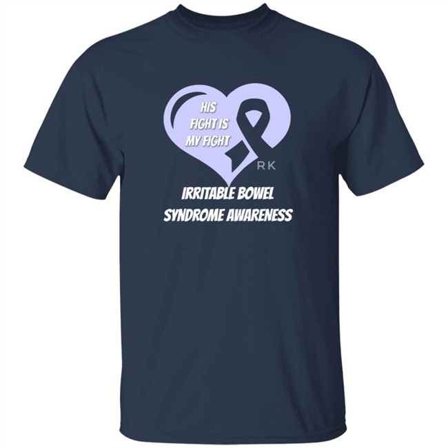 Lil Bowser His Fight Is My Fight Irritable Bowel Syndrome Awareness Shirt