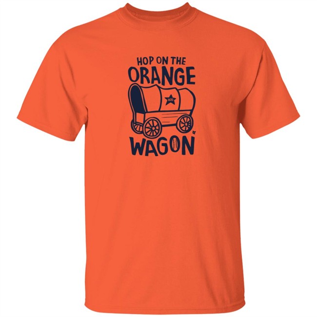 Brian McTaggart Hop on the Orange Wagon BreakingT Shirt