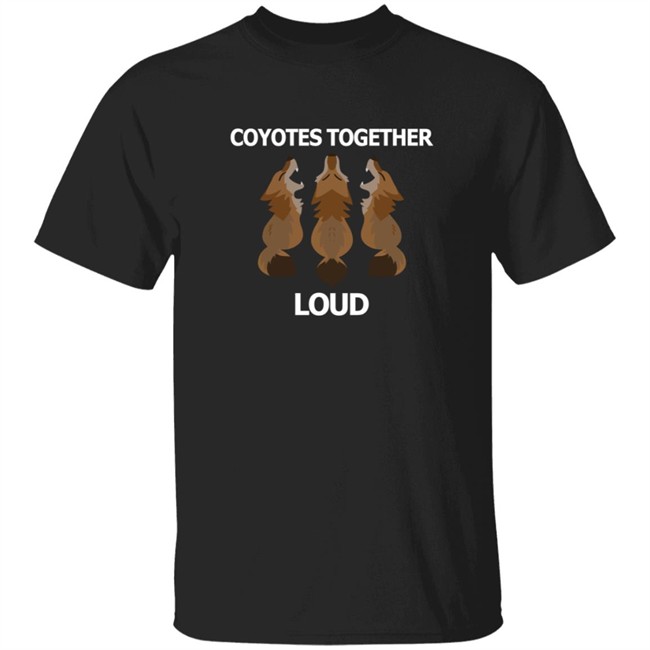 The Roguez CoyoticTrouble Coyotes Together Recycled Shirt