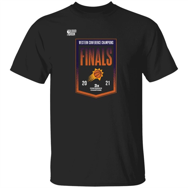 Devin Book Western Conference Champions Locker Room T Shirt