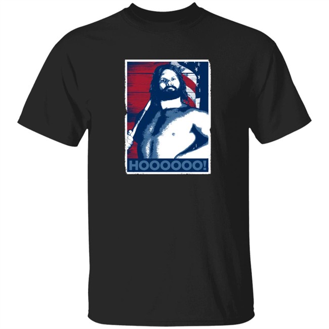 Hacksaw Jim Duggan Merch Hoooooo! Black T Shirt