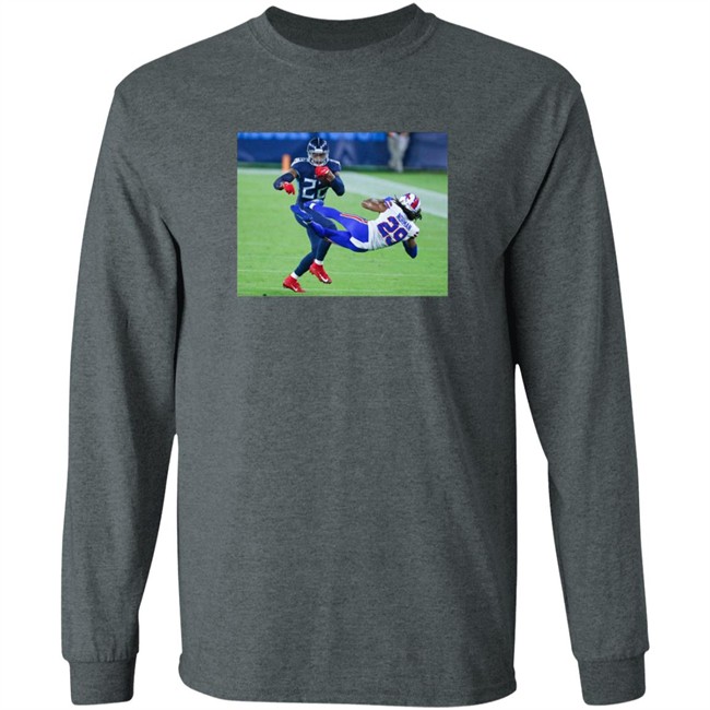 Derrick Henry Tosses Josh Norman T Shirt Brett Kern Derrick Henry Tosses Josh Norman T Shirt Brett Kern