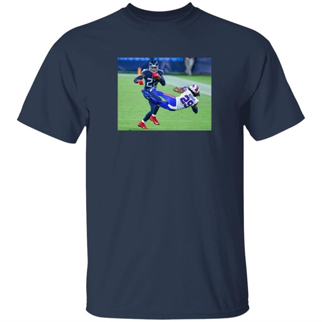 Derrick Henry Tosses Josh Norman T Shirt Brett Kern Derrick Henry Tosses Josh Norman T Shirt Brett Kern