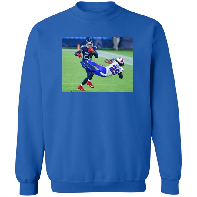 Derrick Henry Tosses Josh Norman T Shirt Brett Kern Derrick Henry Tosses Josh Norman T Shirt Brett Kern