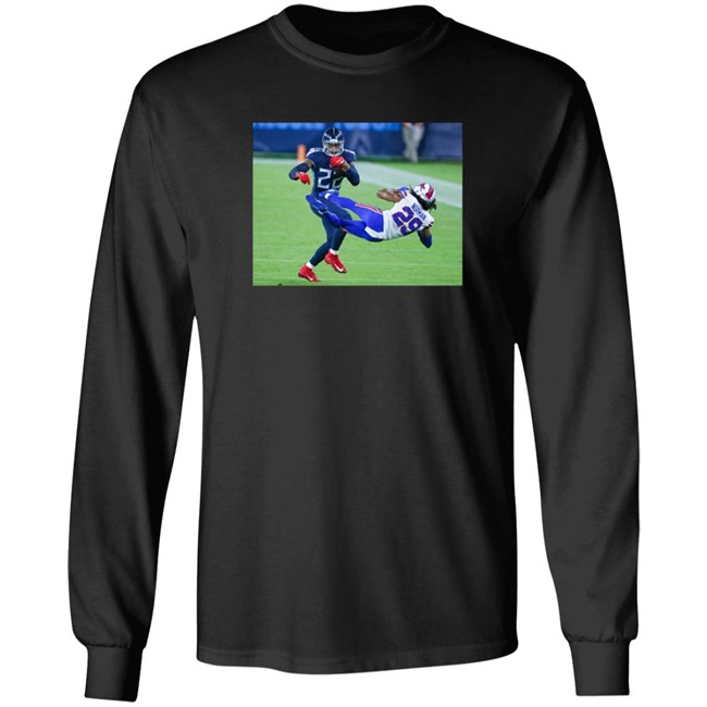 Derrick Henry Tosses Josh Norman T Shirt Brett Kern Derrick Henry Tosses Josh Norman T Shirt Brett Kern