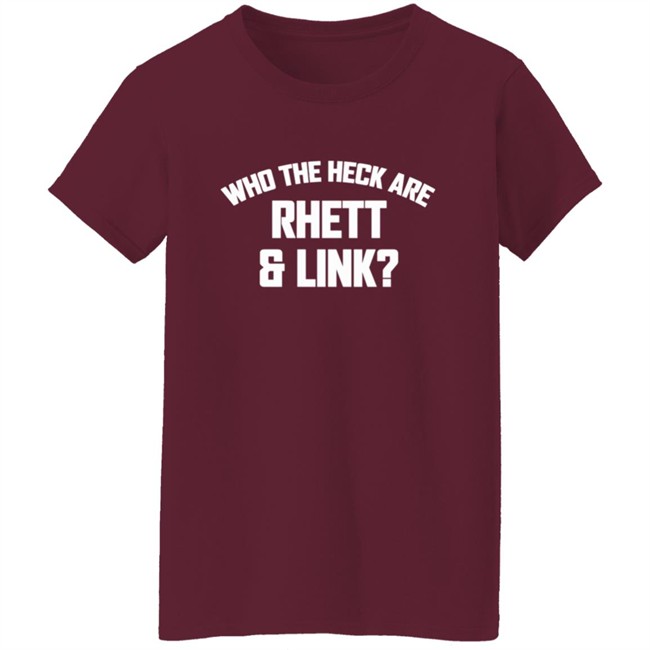 Mythical Who The Heck Are Rhett And Link Tee Shirt Mythical Who The Heck Are Rhett And Link Tee Shirt