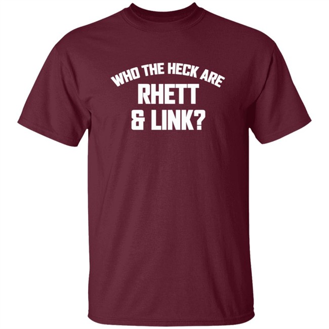 Mythical Who The Heck Are Rhett And Link Tee Shirt Mythical Who The Heck Are Rhett And Link Tee Shirt