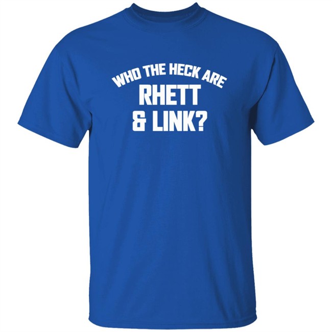Mythical Who The Heck Are Rhett And Link Tee Shirt Mythical Who The Heck Are Rhett And Link Tee Shirt