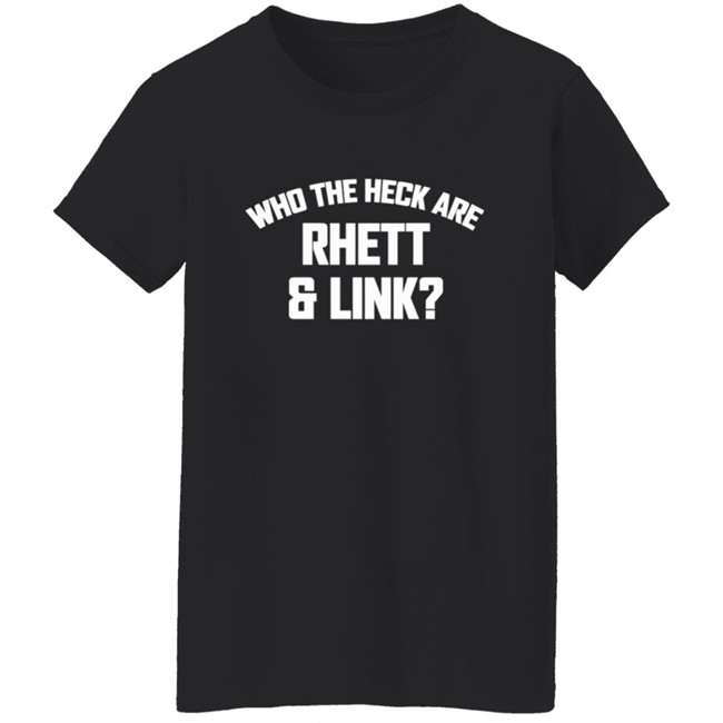 Mythical Who The Heck Are Rhett And Link Tee Shirt Mythical Who The Heck Are Rhett And Link Tee Shirt