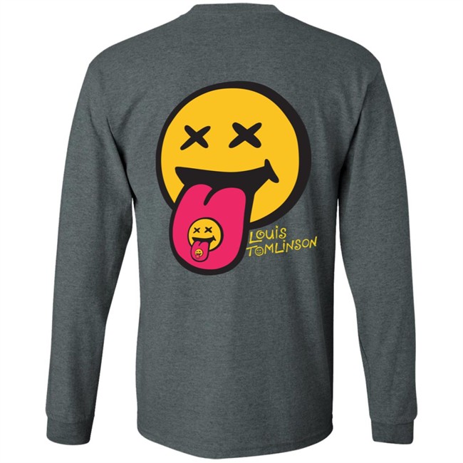 Louis Tomlinson Merch Black Summer Smiley Tee Shirt Louis Tomlinson Merch Black Summer Smiley Tee Shirt