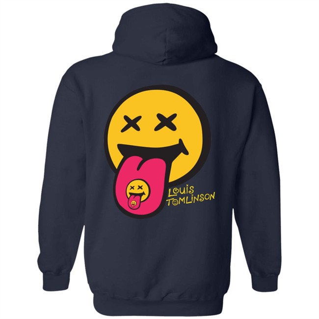 Louis Tomlinson Merch Black Summer Smiley Tee Shirt Louis Tomlinson Merch Black Summer Smiley Tee Shirt