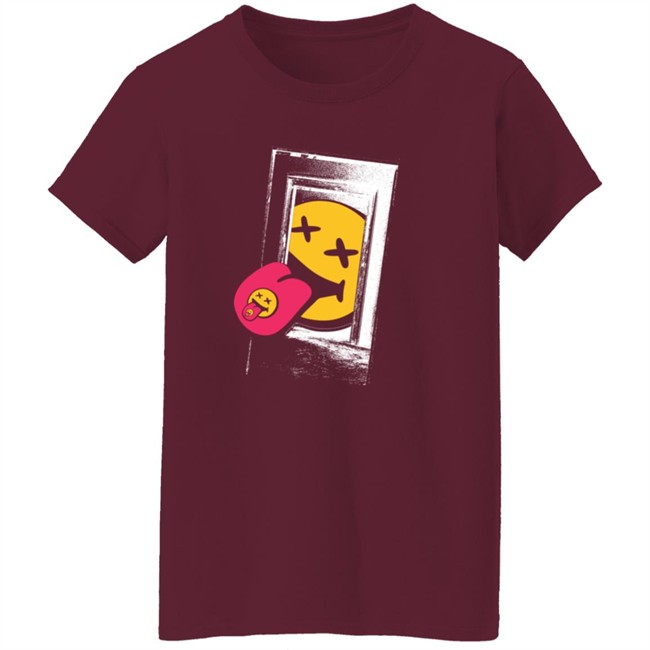 Louis Tomlinson Merch Store Black Summer Smiley Door Shirt Louis Tomlinson Merch Store Black Summer Smiley Door Shirt