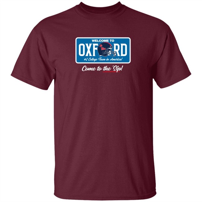 Ole Miss Athletics OleMissSports Store Oxford #1 College Town T Shirt Ole Miss Athletics OleMissSports Store Oxford #1 College Town T Shirt