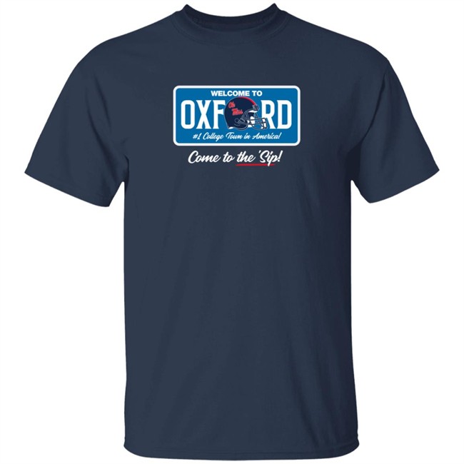 Ole Miss Athletics OleMissSports Store Oxford #1 College Town T Shirt