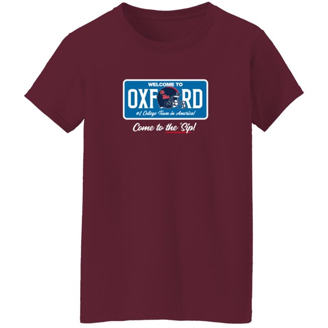 Ole Miss Athletics OleMissSports Store Oxford #1 College Town T Shirt Ole Miss Athletics OleMissSports Store Oxford #1 College Town T Shirt